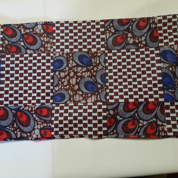 1 yard African Ankara Head-Tie fabrics - Picture 1 of 4